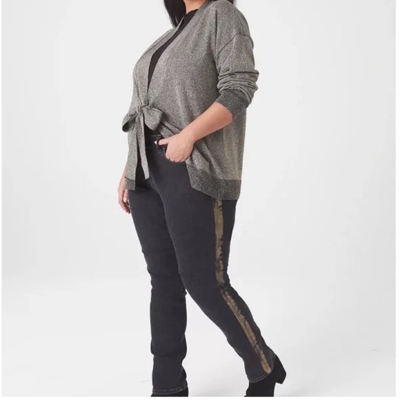 NWT Lane Bryant Size 24 Body Icon Signature Fit Black Jeans Mid Rise Skinny - Picture 1 of 15